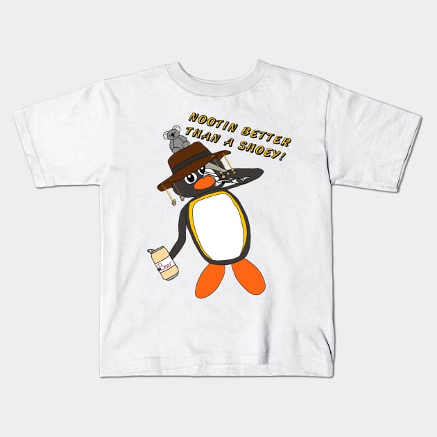 Nootin better than a shoey! Kids T-Shirt by CJThreads